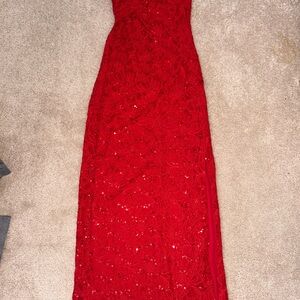 Morgan & Co. Bold Red Dress